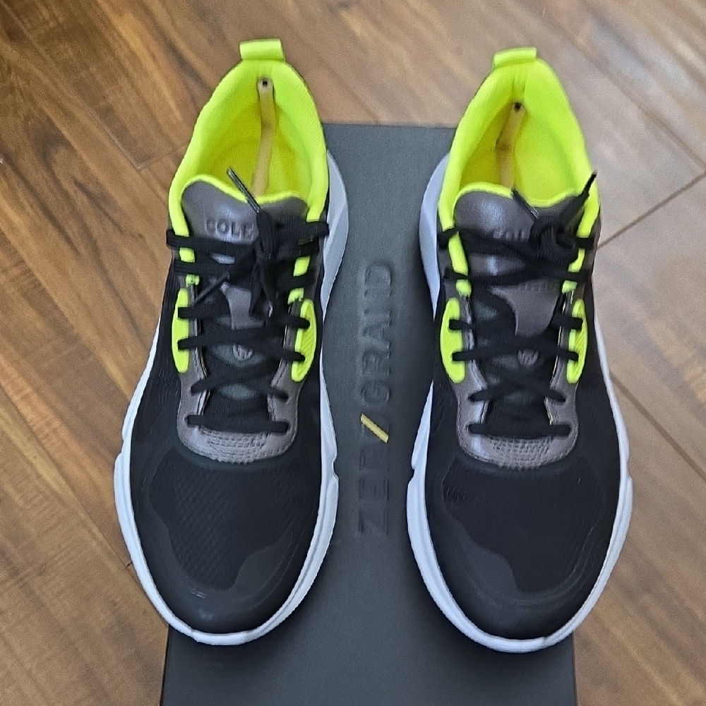 Cole Haan Black and Bright Yellow Athletic Shoes